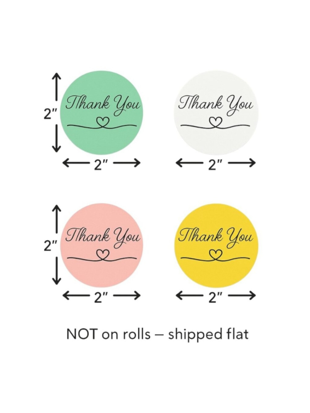 200 Small Business Packaging Sticker Bundle | Assorted Sticker Bundle - Picture 2 of 6